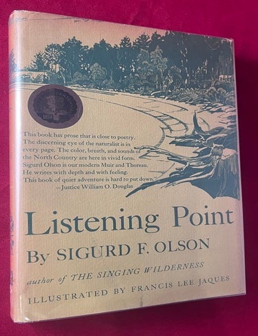 Item #8432 Listening Point [SIGNED 1ST]. Sigurd OLSON.