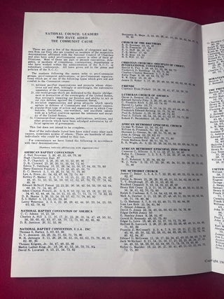 How Red is the National Council of Churches? [Red Scare / Communist in USA Propaganda]