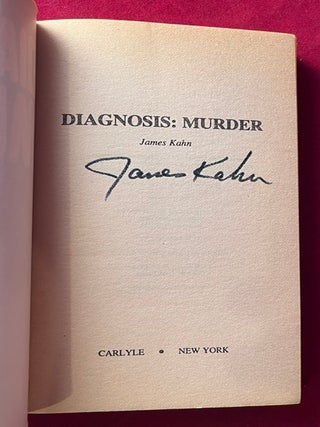 Diagnosis Murder: A Bizarre Mystery Provokes a Young Doctor to Turn Detective (SIGNED PBO)