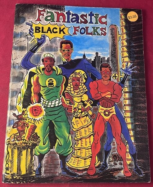 アメコミ AFRO Fantastic Black Folks Starring the Harlem 4 Brain Tablet