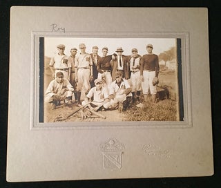Item #890 Circa 1930 Muncy, PA ORIGINAL LOCAL BASEBALL TEAM PHOTOGRAPH (Cabinet Card). Unknown
