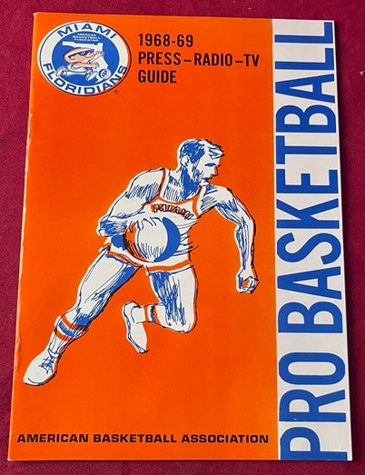 Item #8944 1968-69 Miami Floridians ABA Basketball Press Guide. Larry SHIELDS.