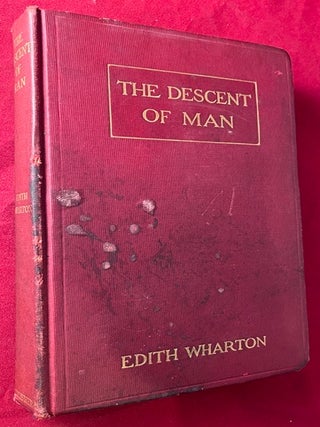 Item #8967 The Descent of Man. Edith WHARTON