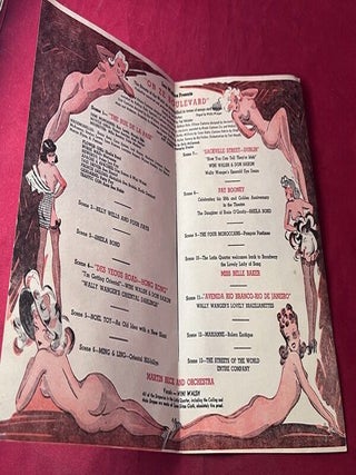 Circa 1943 Lou Walters "On Ze Boulevard" Latin Quarter Program