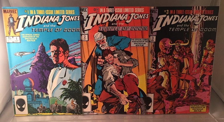 Item #90 Indiana Jones and the Temple of Doom (Original 1984 3-Volume Comic Adaptation). David MICHELINIE, Stan LEE.