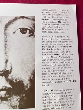 San Francisco Reel Magazine VOLUME 1 (THX-1138 COVERAGE)