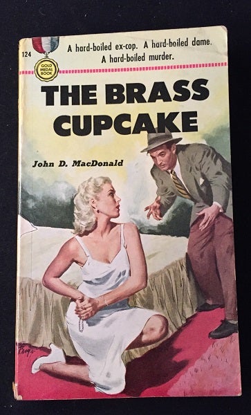 Item #906 The Brass Cupcake (PBO of Author's First Book). Detective, Mystery.