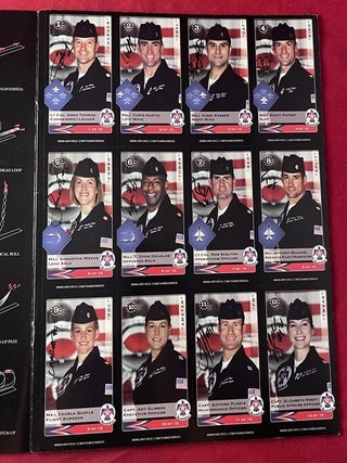 Item #9349 2008 United States Air Force "Thunderbirds" Pilot Trading Card Event...