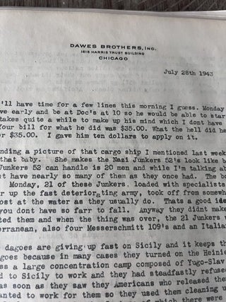Archive of 200+ WWII Letters & HOMEFRONT "War News Updates" / Naval Aviation Cadet [July, 1943 to July, 1945]
