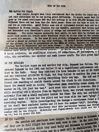 Archive of 200+ WWII Letters & HOMEFRONT "War News Updates" / Naval Aviation Cadet [July, 1943 to July, 1945]