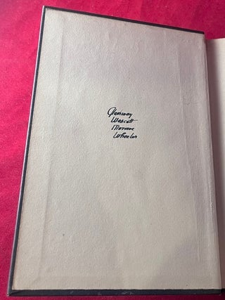 The Religious Poems of Lionel Johnson [SIGNED & OWNED BY GLENWAY WESCOTT]