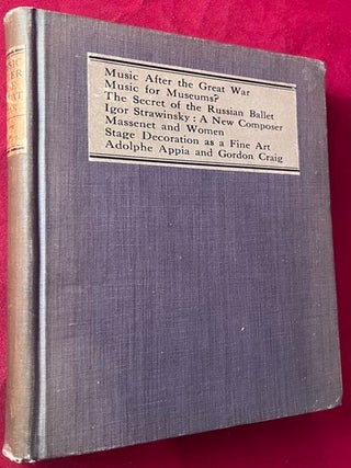 Item #9375 Music After the Great War [SIGNED FIRST PRINTING]. Carl Van VECHTEN