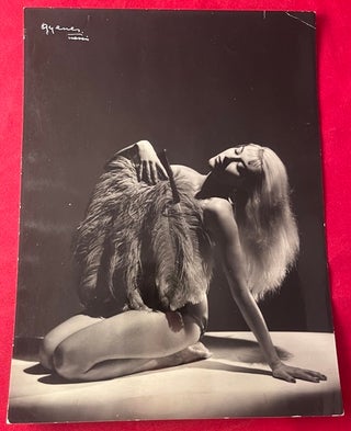 Item #9379 SCARCE Original 1950's 7X9 Inch BURLESQUE "JUAN GYENES" PHOTOGRAPH....