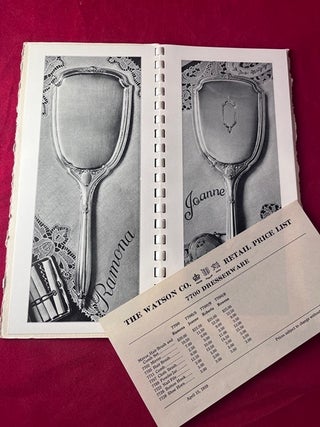 Item #9429 Original 1939 Illustrated Catalog for Silver Brush/Mirror Sets From The Watson Company...