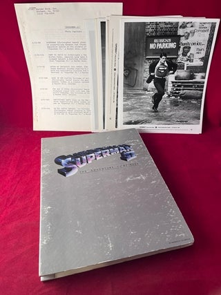Superman II ORIGINAL MOVIE PRESS-KIT [ALL 16 B/W Photographs. Mario PUZO, et.