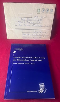 Item #9471 The First Checklist of Lichen-Forming and Lichenicolous Fungi of Israel [INSCRIBED BY...