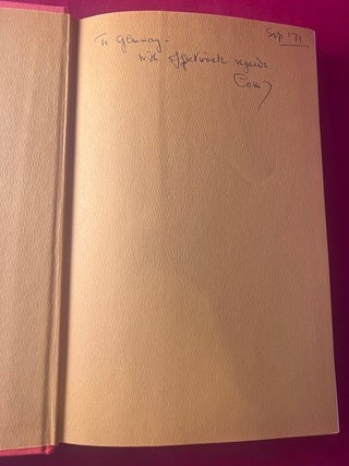 Up & Down & Around: A Publisher Recollects the Time of His Life [INSCRIBED TO A GLENWAY WESCOTT]