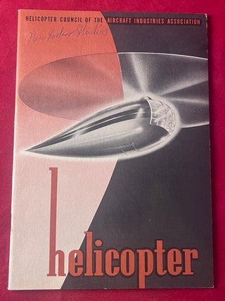Item #9489 Helicopter [ORIGINAL 1946 PROMOTIONAL BOOKLET FOR THE HELICOPTER]. BELL AIRCRAFT...