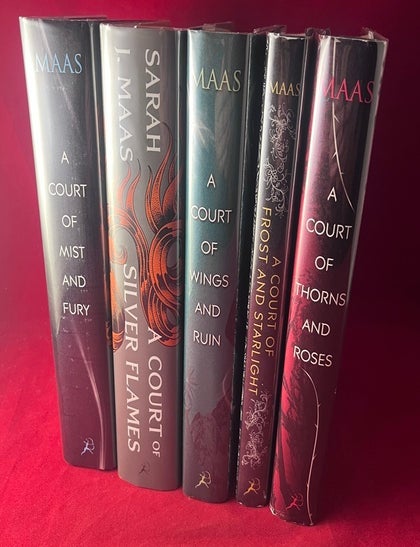 Item #9521 A Court of Thorns and Roses Series (ACOTAR) Complete 5 Volume Set. Sarah MAAS.