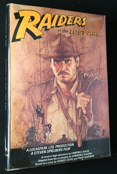 Item #955 Raiders of the Lost Ark (SIGNED BY SCULPTOR BRIAN MUIR). George LUCAS, BLACK, Campbell, Lawrence KASDAN, Philip KAUFMAN.