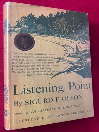 Item #9566 Listening Point [SIGNED 1ST]. Sigurd OLSON