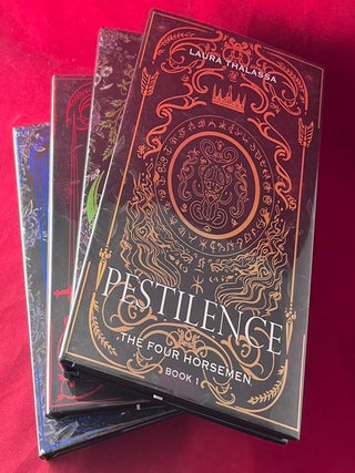 Item #9571 Signed/Limited "The Four Horseman" Series (4 BOOKS COMPLETE). Laura THALASSA