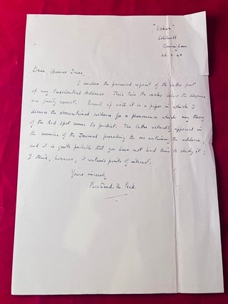 The Great Red Spot: An Analysis of Its Motion and Physical Theory & The Darkness and Acceleration of the Great Red Spot [SIGNED & ANNOTATED BY AUTHOR WITH ALS]